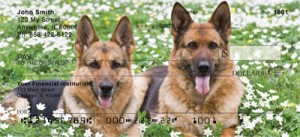 Here is an example of custom German Shepherd Checks