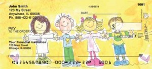Here is an example of custom Alice’s Angels Personal Checks