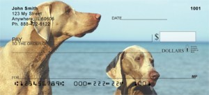 Here is an example of custom Weimaraner Checks