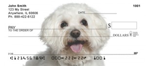 Here is an example of custom Bichon Frise Checks