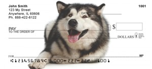 Here is an example of custom Alaskan Malamute Checks