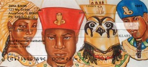 Here is an example of custom Pharaoh personal Checks