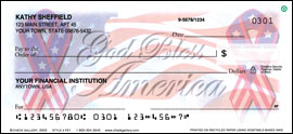 Here is an example of custom God Bless America Checks