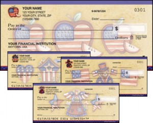 Here is an example of custom Americana Checks