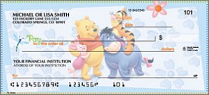 Here is an example of custom Winnie The Pooh Checks